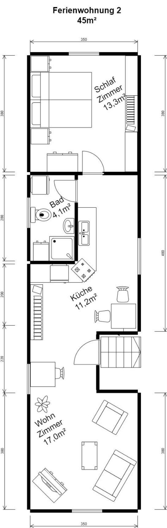 Ferienwohnung van den Berg Rees Zimmer foto